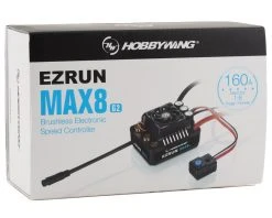 Hobbywing EZRun Max8 G2 Waterproof Brushless ESC w/XT90 Plug -HOBBYWING Shop hwa30103203 2