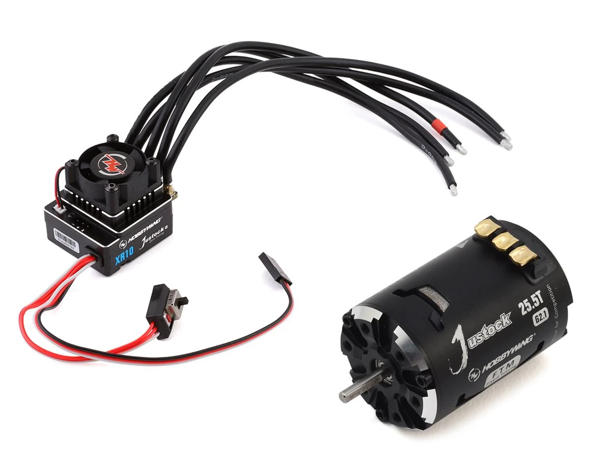 Hobbywing XR10 Justock G3 Sensored Brushless ESC/SD G2.1 Motor Combo (25.5T) 3 Hobbywing XR10 Justock G3 Sensored Brushless ESC/SD G2.1 Motor Combo (25.5T)
